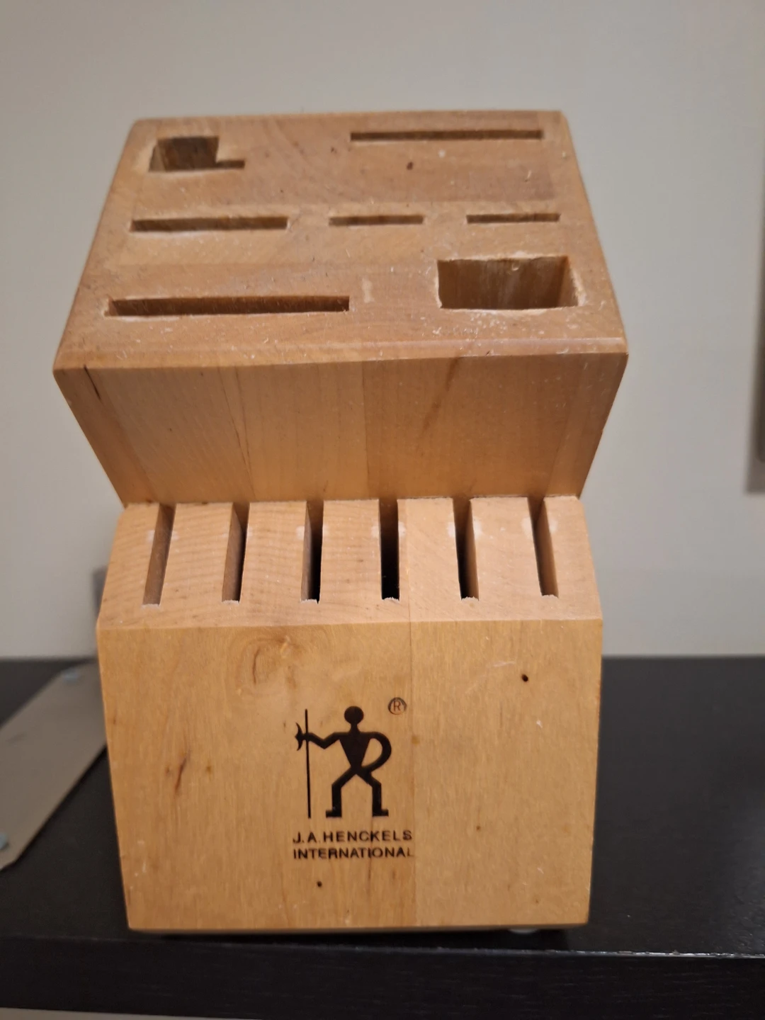 J.A. Henckels International Wooden Knife Block