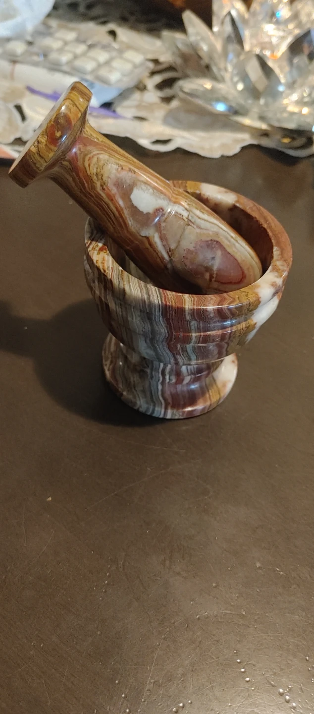 Stone Mortar and Pestle