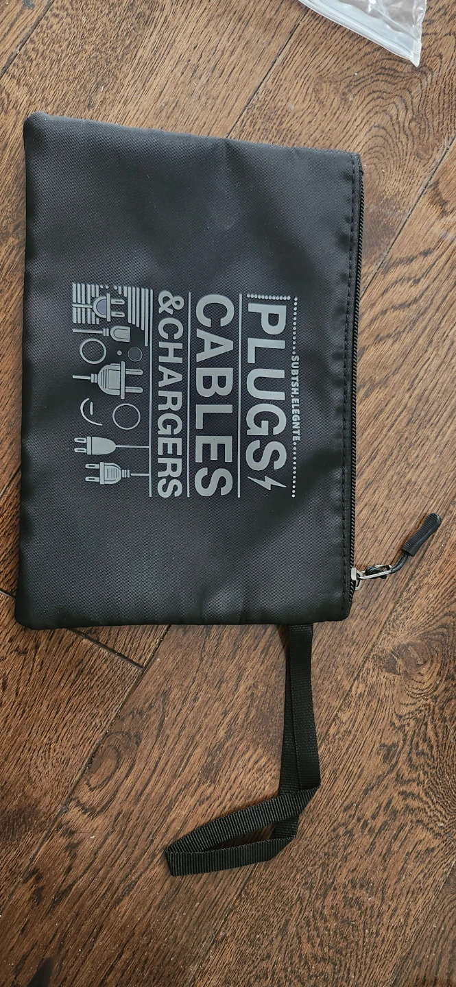 SUBTSH.ELEGNTE Plugs Cables & Chargers Organizer Pouch