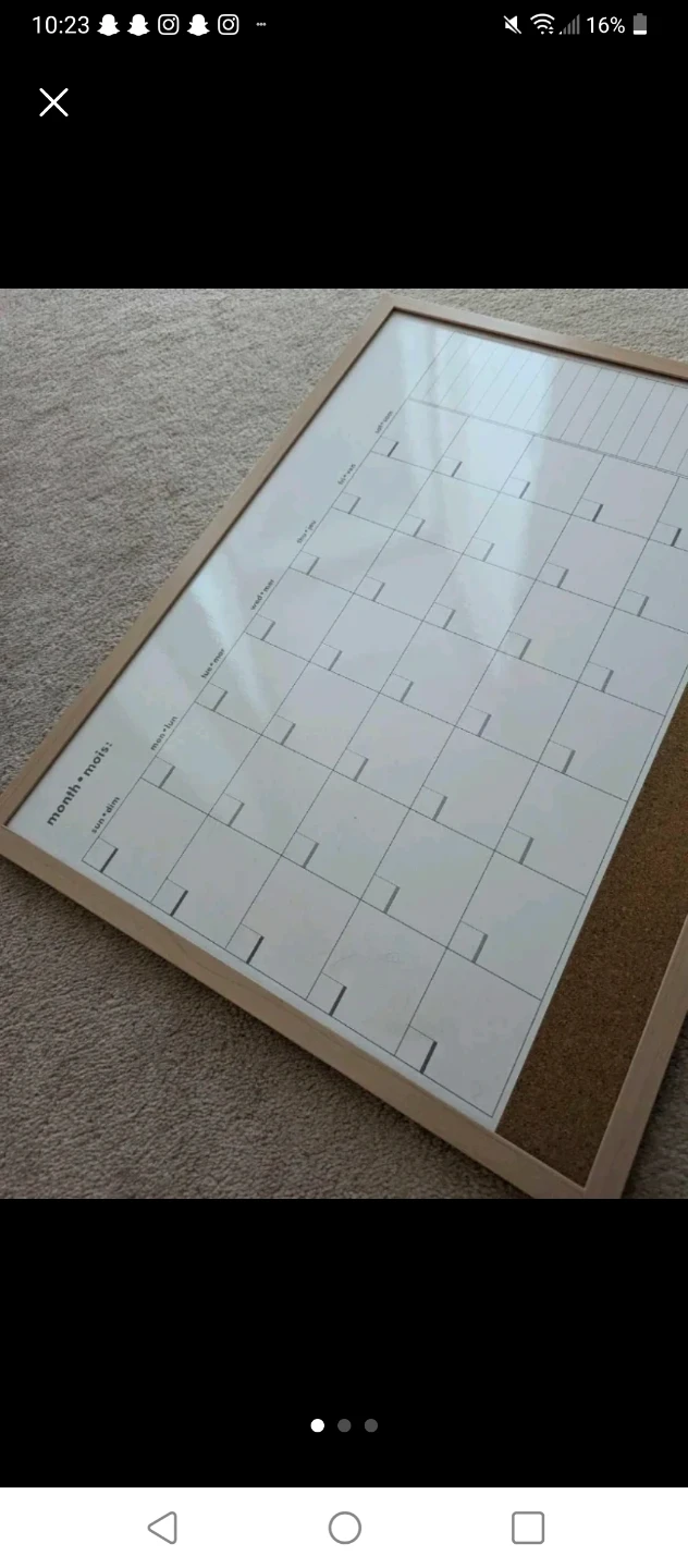 1 month. dfy Erase Calendar Board or trade - photo 2