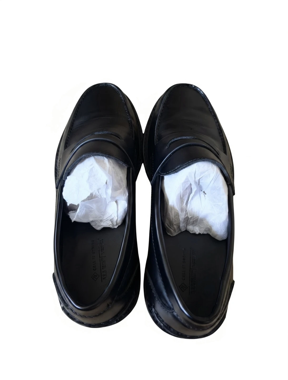 Men’s Black Penny Loafers – Like New (US 8) - photo 4