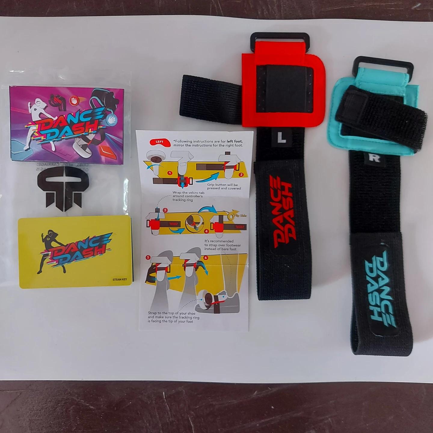 Like NEW - Dance Dash VR Motion Trackers & Steam Key