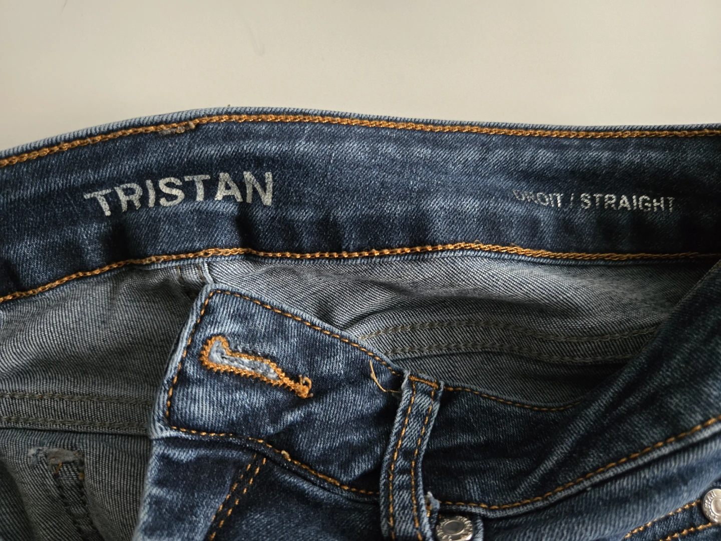 Tristan Straight Leg Jeans - Size 8 - photo 2