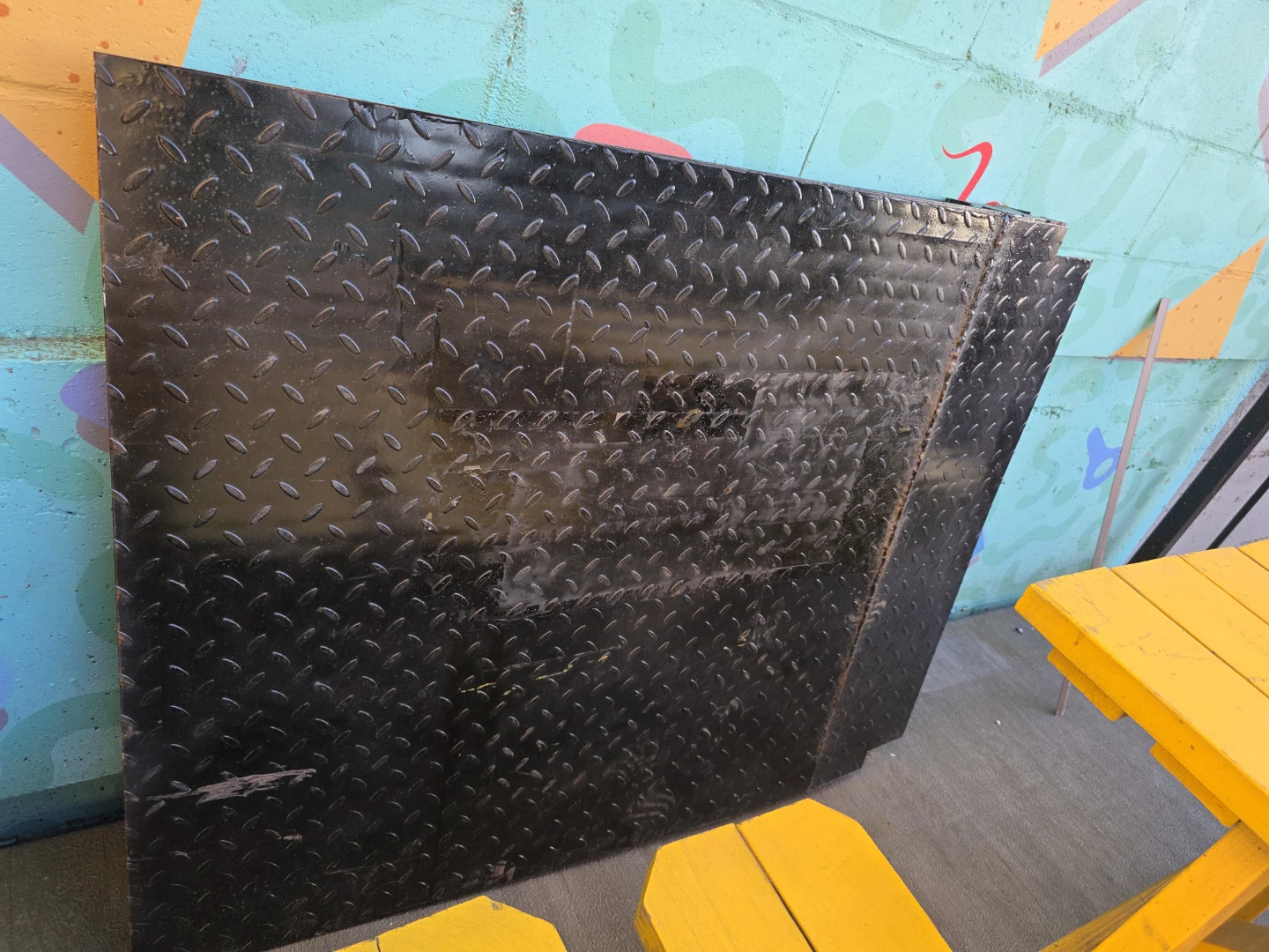 Steel Dock Ramp, Industrial grade, heavy duty