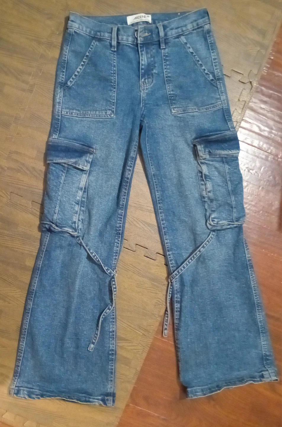 Ardene Women's Blue Denim Jeans (Size 3)