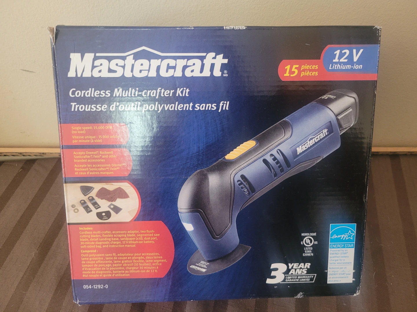 Mastercraft Cordless Multi-crafter Kit 15 Piece 12V Lithium-Ion