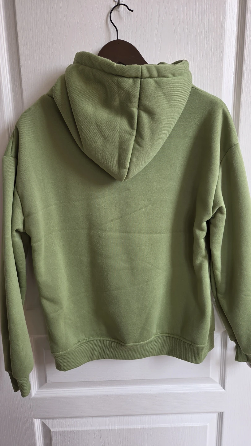 Green Hoodie with Frog and Mushroom Graphic - photo 4