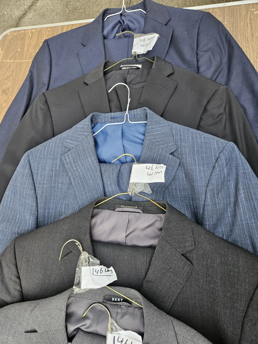 7 used quality suits size 46R 46L - photo 3
