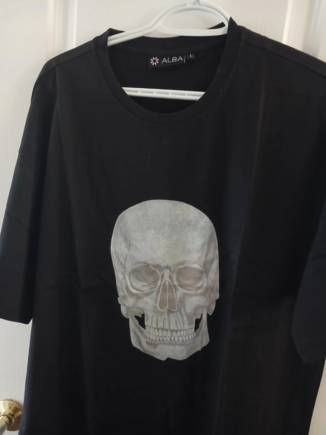 Black T-Shirt with Skull Graphic - Size xs to xL - photo 4