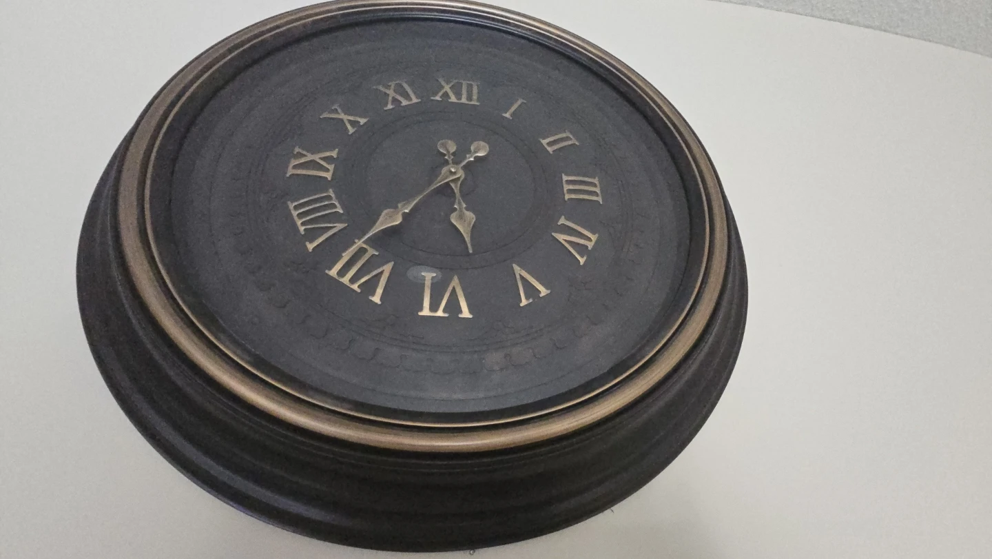 Large Wall Clock with Roman Numerals - photo 4