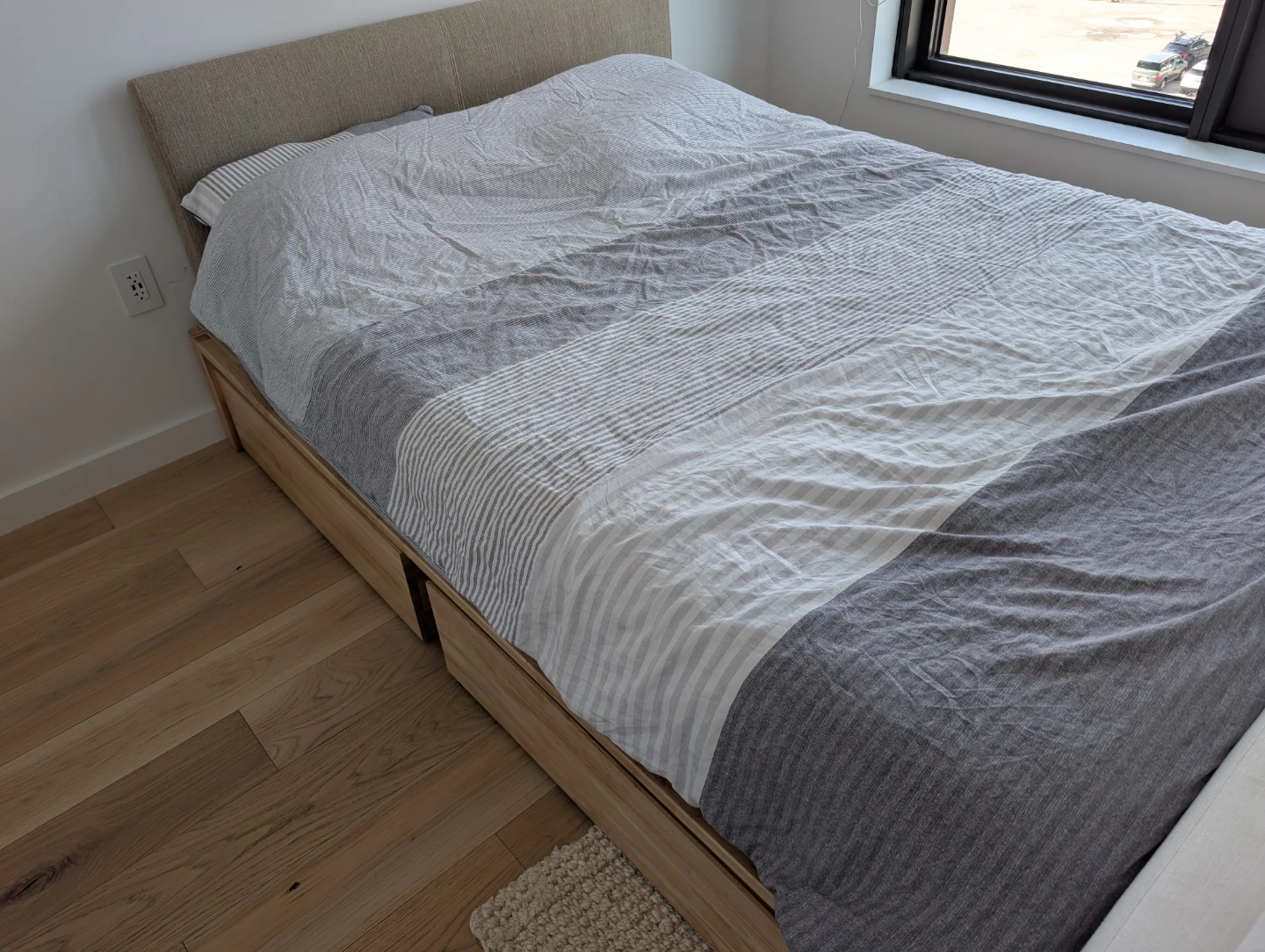Thuma Wooden Bed Frame with Storage Drawers