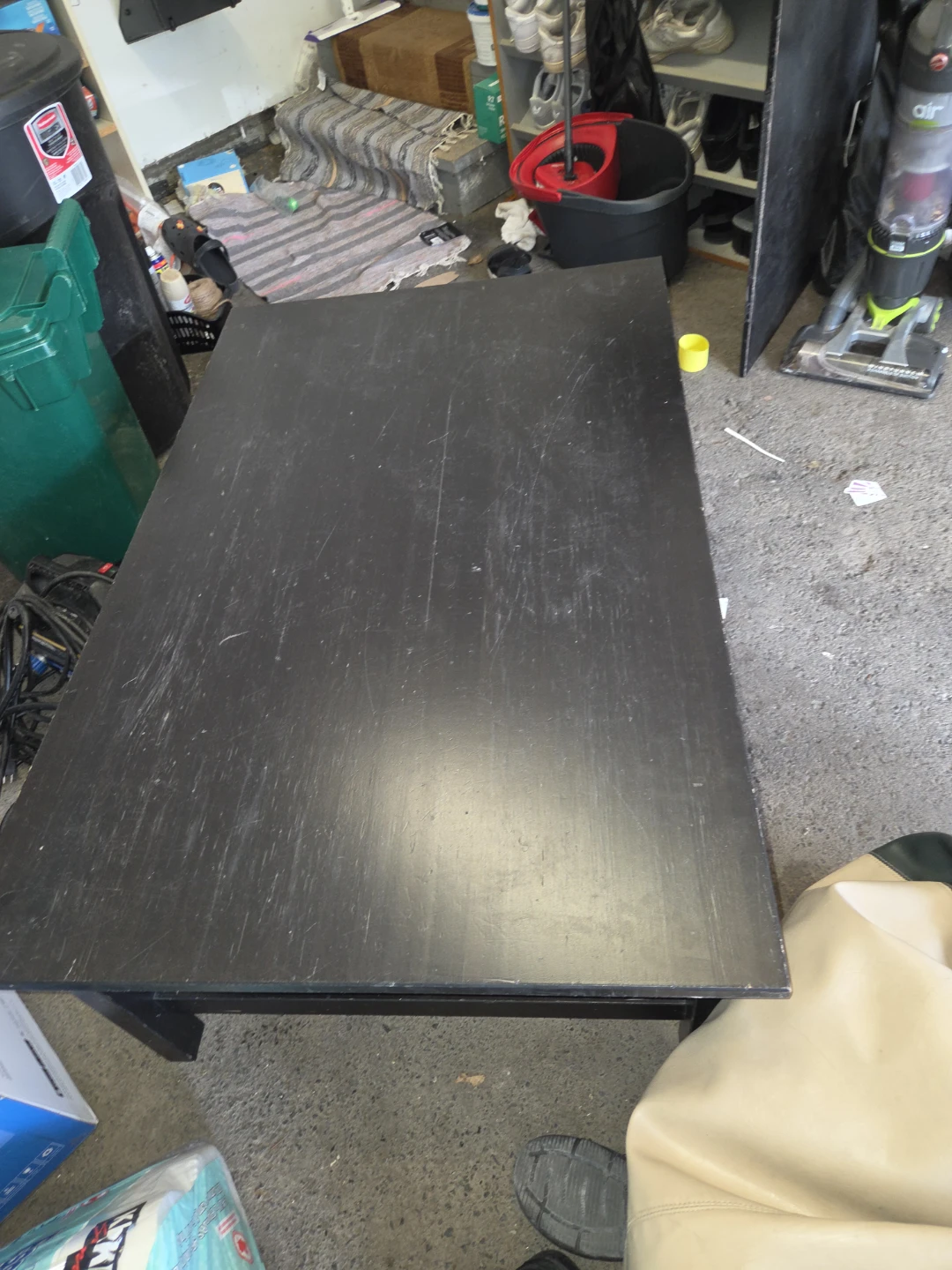 Ikea black coffee table
