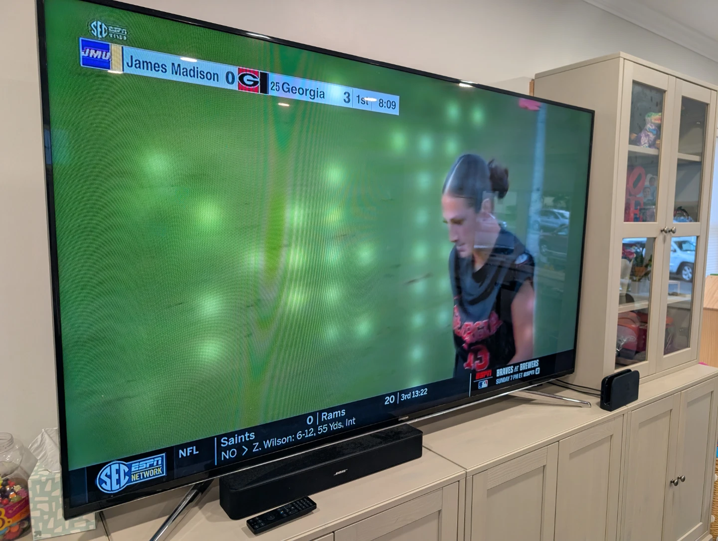 Samsung 75-inch Smart TV with Damage - photo 3
