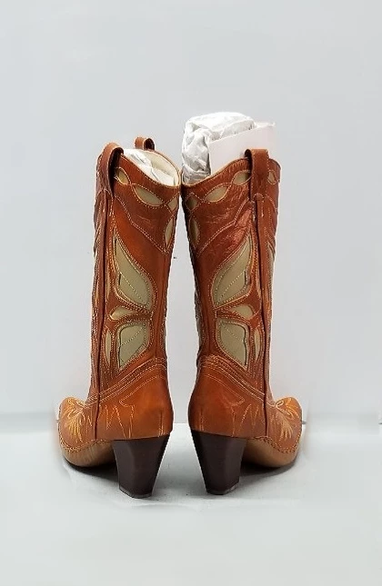 NEW Frye Women's Brown Cowboy Boots Size 7.5M - photo 4