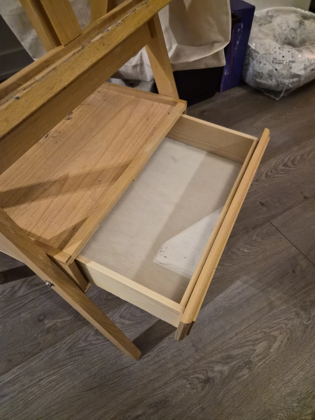 Wooden Artist Easel with Drawer - photo 2