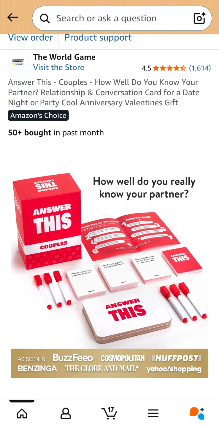 UNOPENED: Answer This - Couples Card Game (Gift Idea) - photo 5