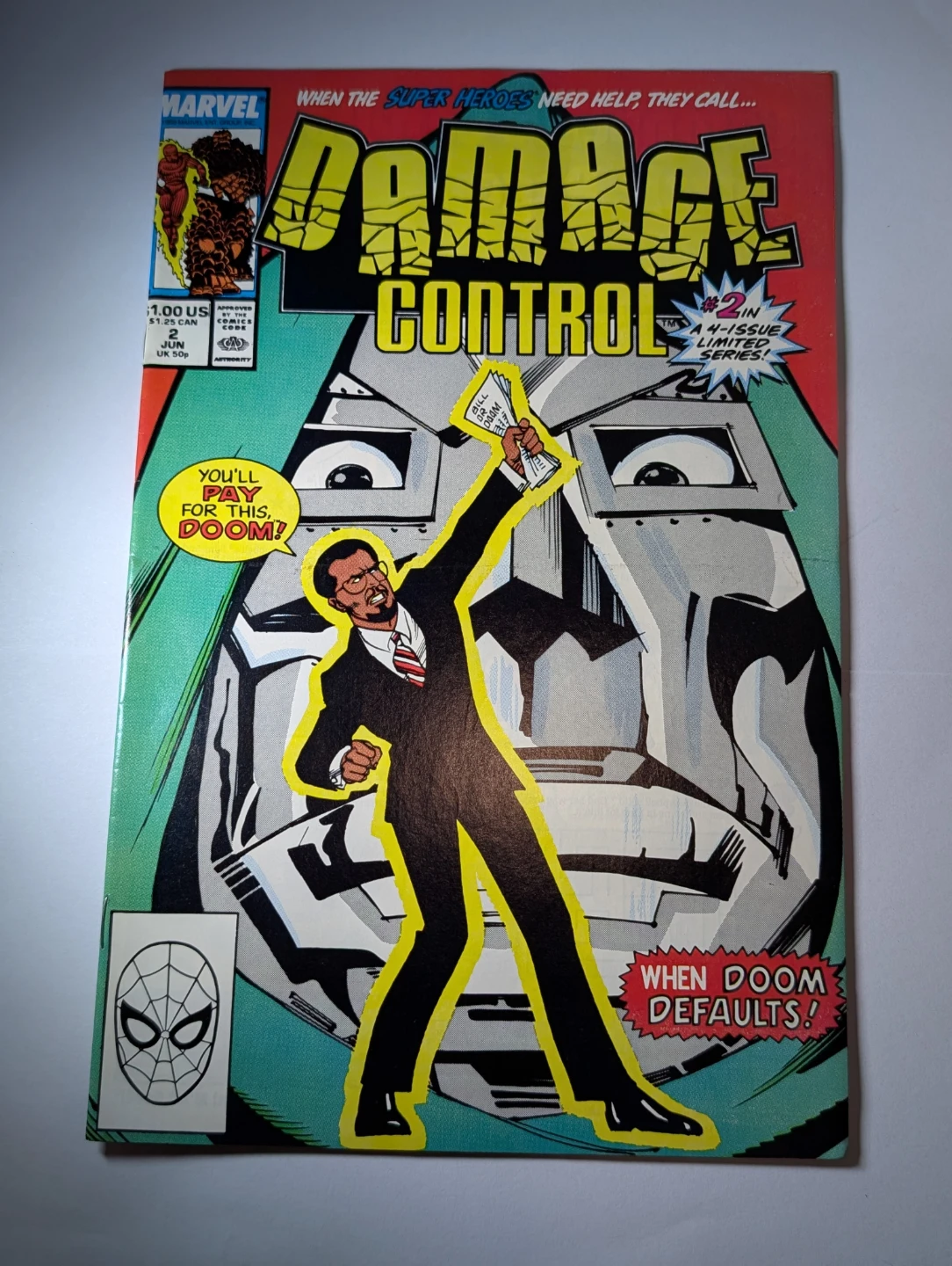 Marvel Damage Control Comic Lot (Issues #1-4) - photo 2