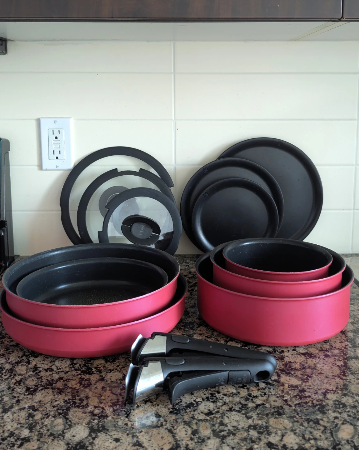 T-fal Ingenio Nonstick Cookware Set - 14pc + Universal glass lid - photo 2