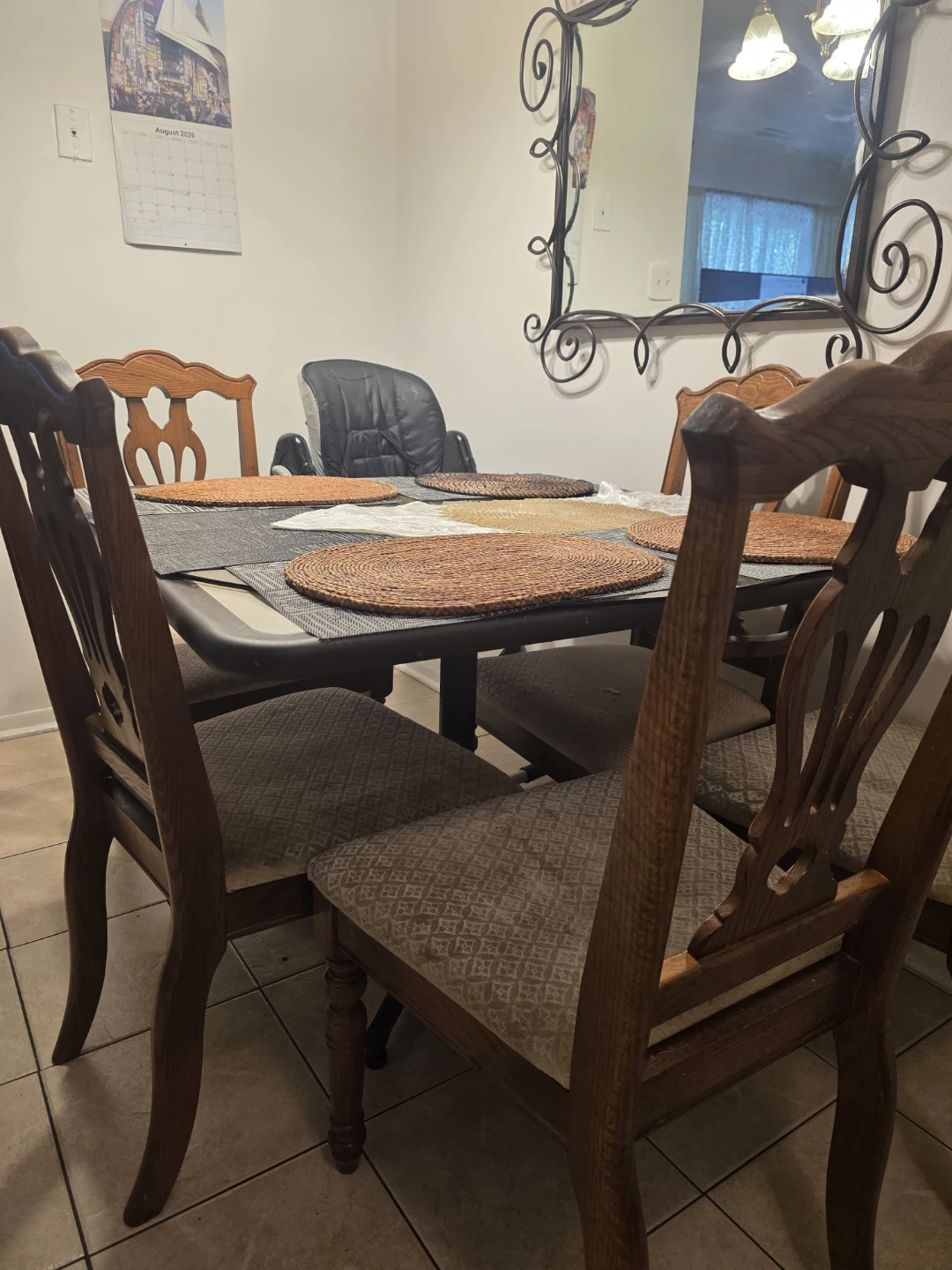 Wooden Dining Chairs (Set of 4)