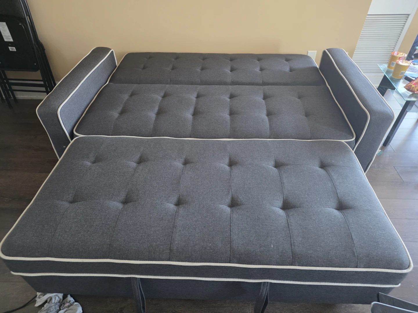 Grey Sofa Bed - fully convertible - very good condition - photo 3