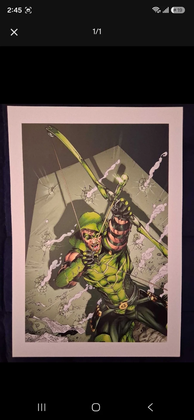 DC Comics, Green Arrow Poster on cardstock. (Only 1 available)
