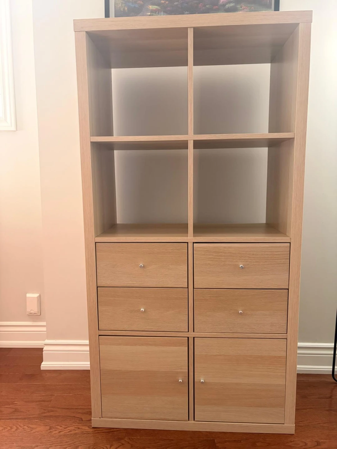 Ikea KALLAX Shelf Unit with 4 Drawers and 2 Doors