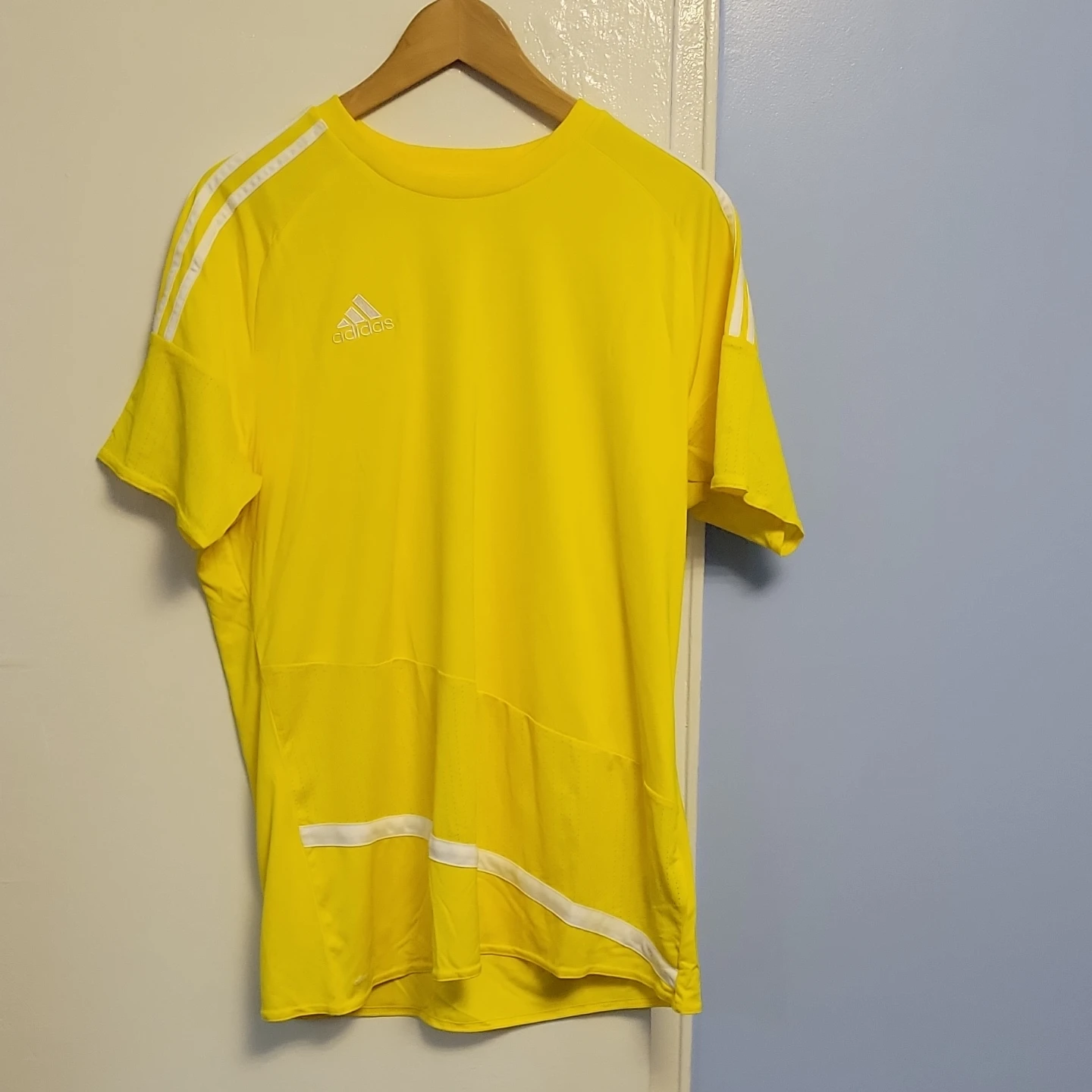 Adidas ClimaCool Yellow T-Shirt - Size L - photo 2
