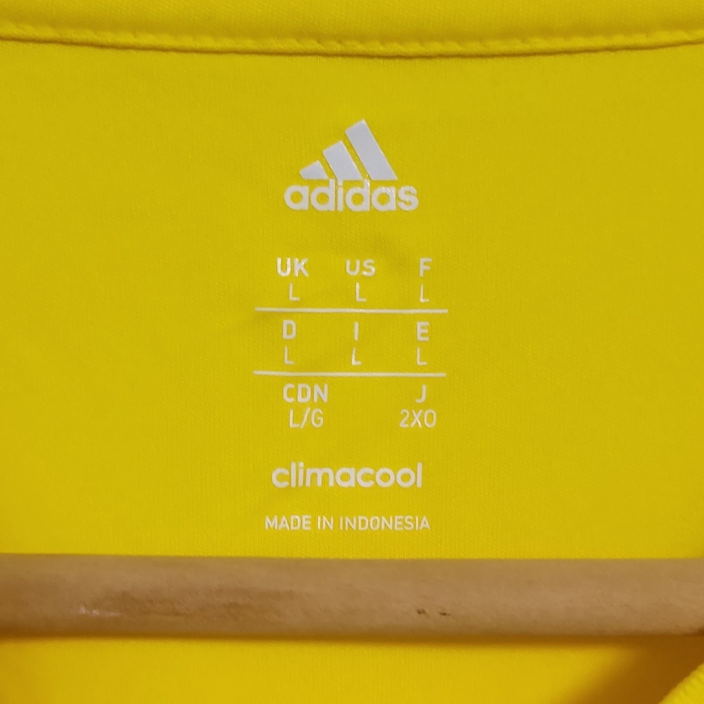 Adidas ClimaCool Yellow T-Shirt - Size L - photo 4
