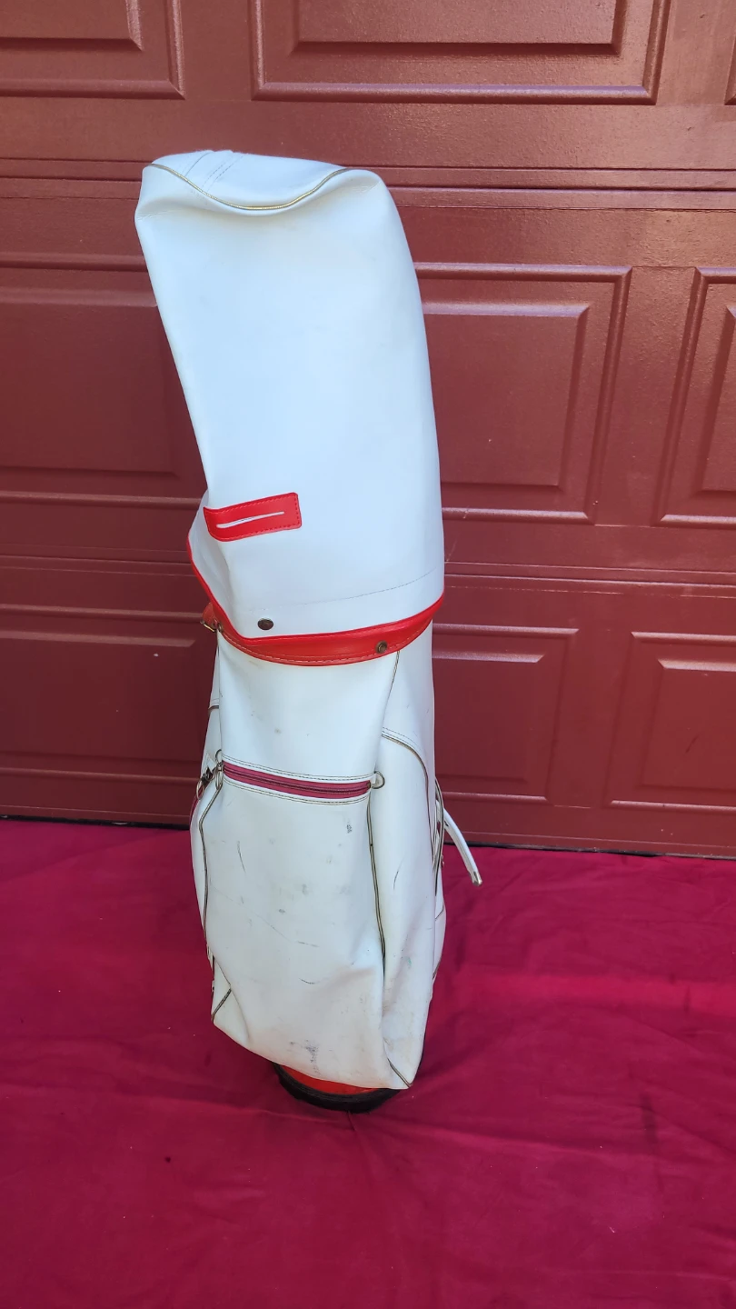 White and Red Golf Bag