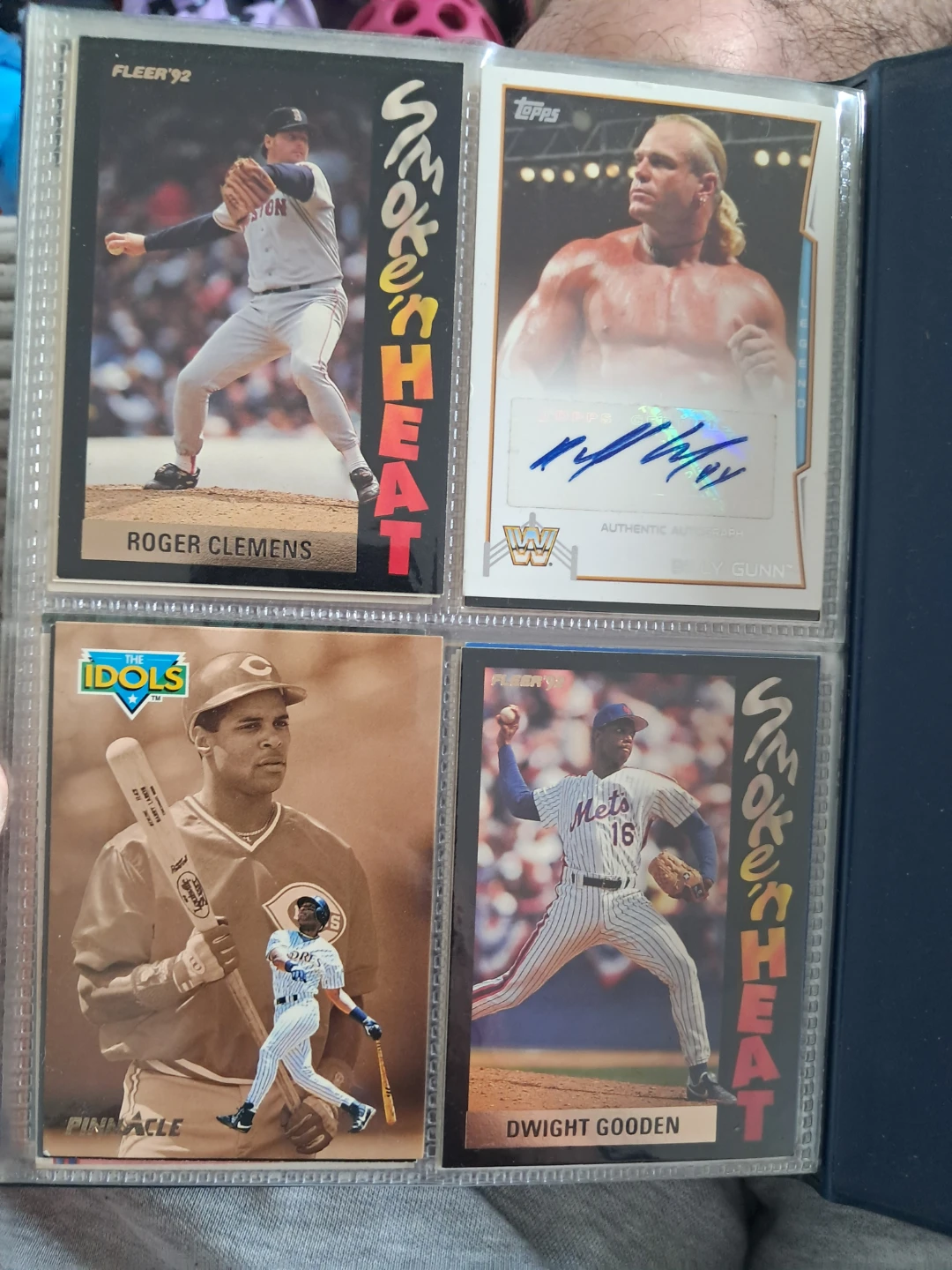 Nolan Ryan & Roger Clemens Baseball Card Collection