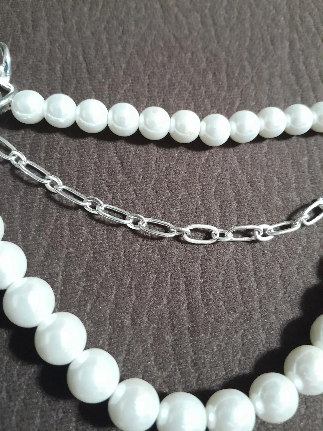 Pearl and Flower Accent Necklace - photo 3