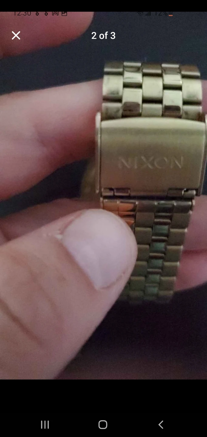NIXON Gold Stainless Steel Watch - photo 2