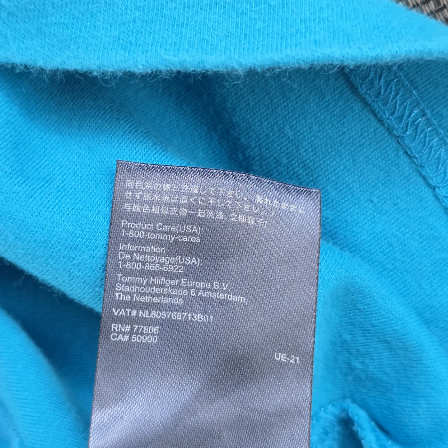 Tommy Hilfiger Men's Blue Polo Shirt Size M - photo 5