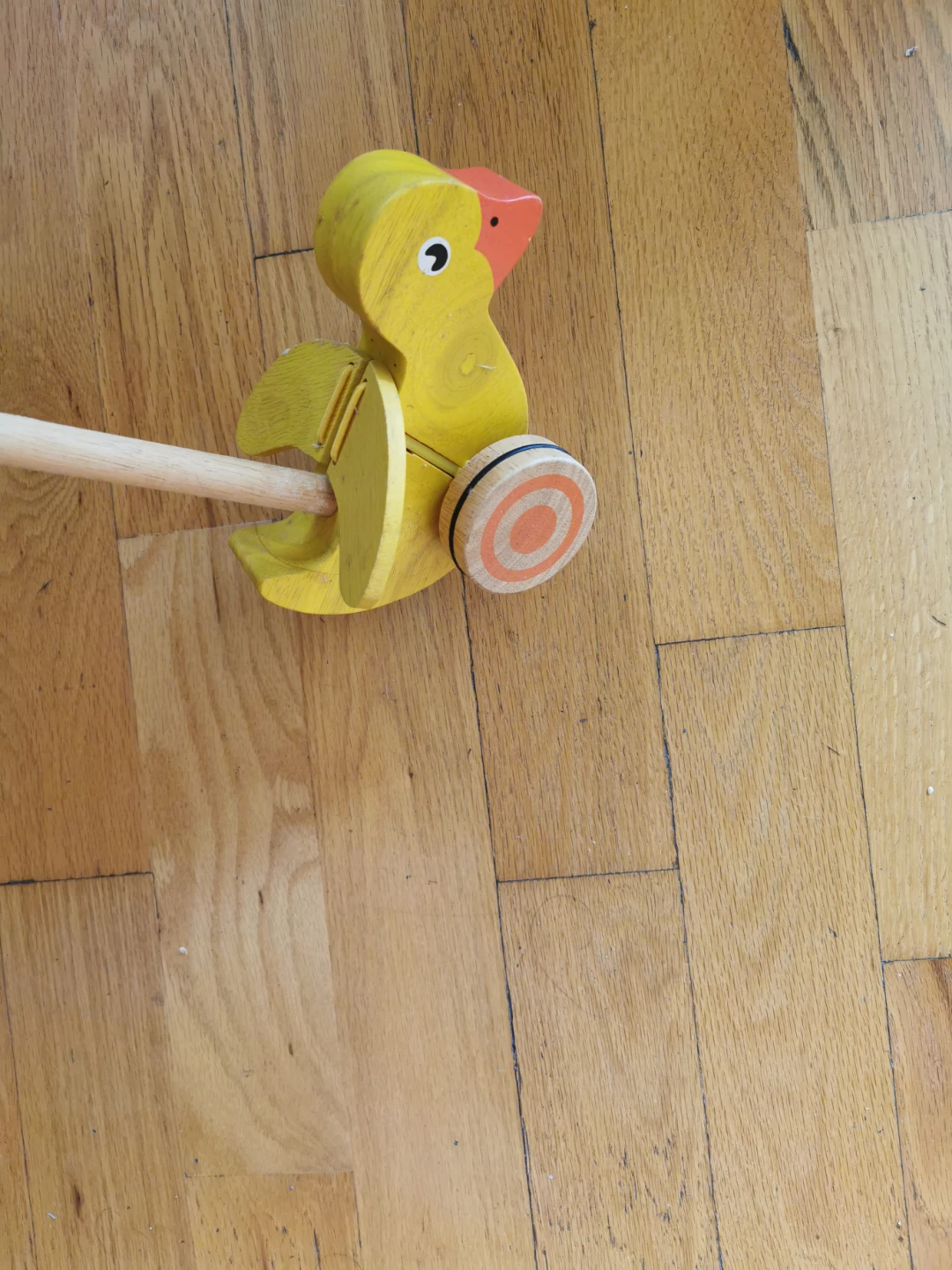Wooden Push Duck Toy - photo 2