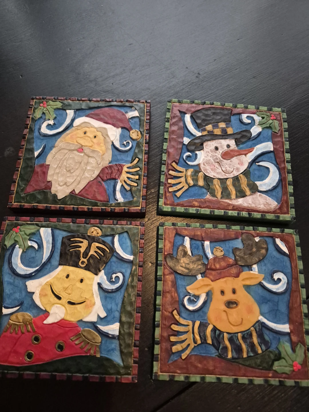 Set of 4 Christmas Coasters