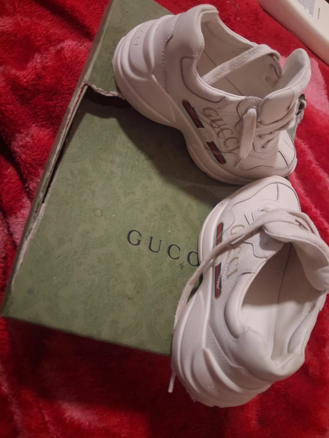Gucci White Leather Sneakers - photo 2