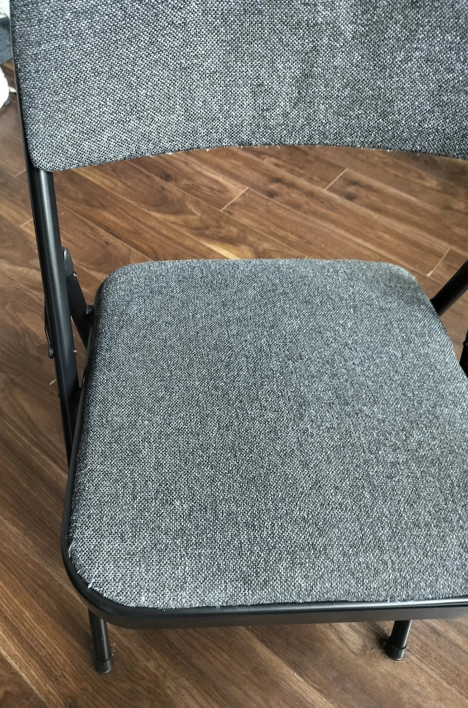 Mainstays Fabric Folding Chair Black - photo 2
