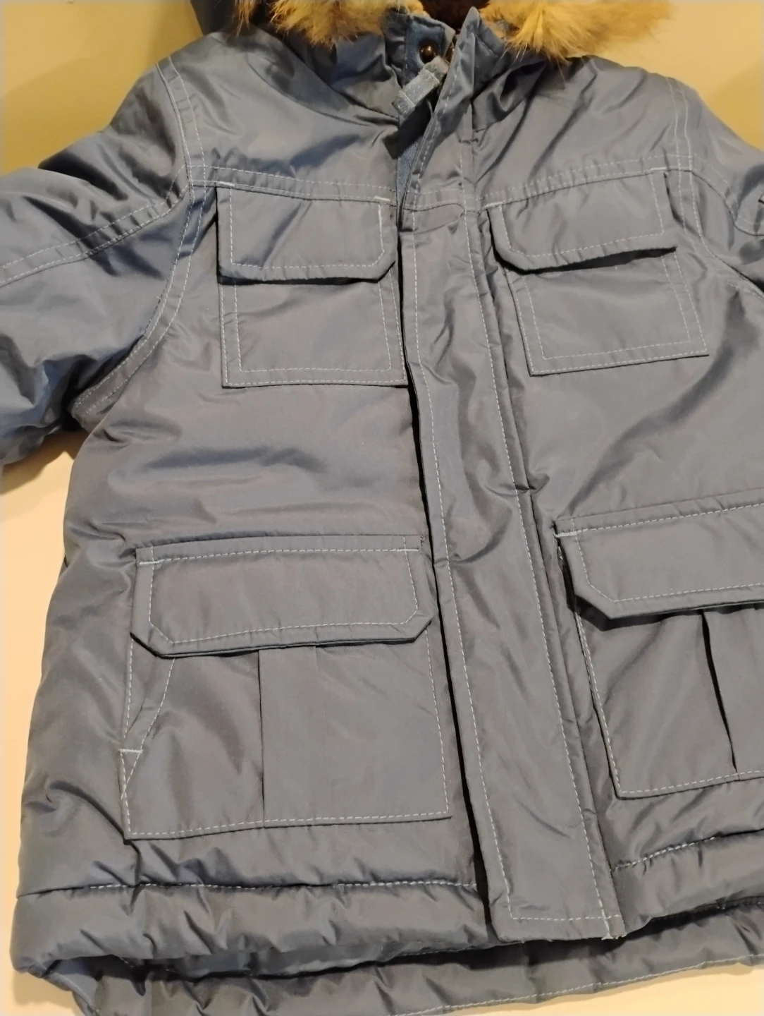 1 Madison Expedition Blue Lined Parka Jacket - photo 3