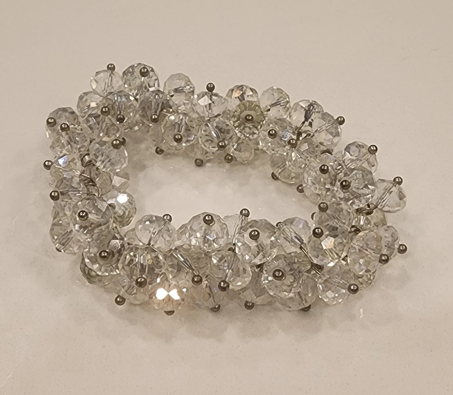 Vintage Crystal Bead Bracelet - photo 4
