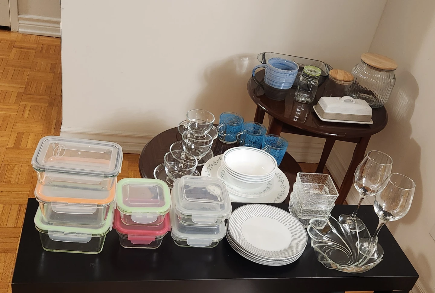 Set of Glass Food Storage Containers