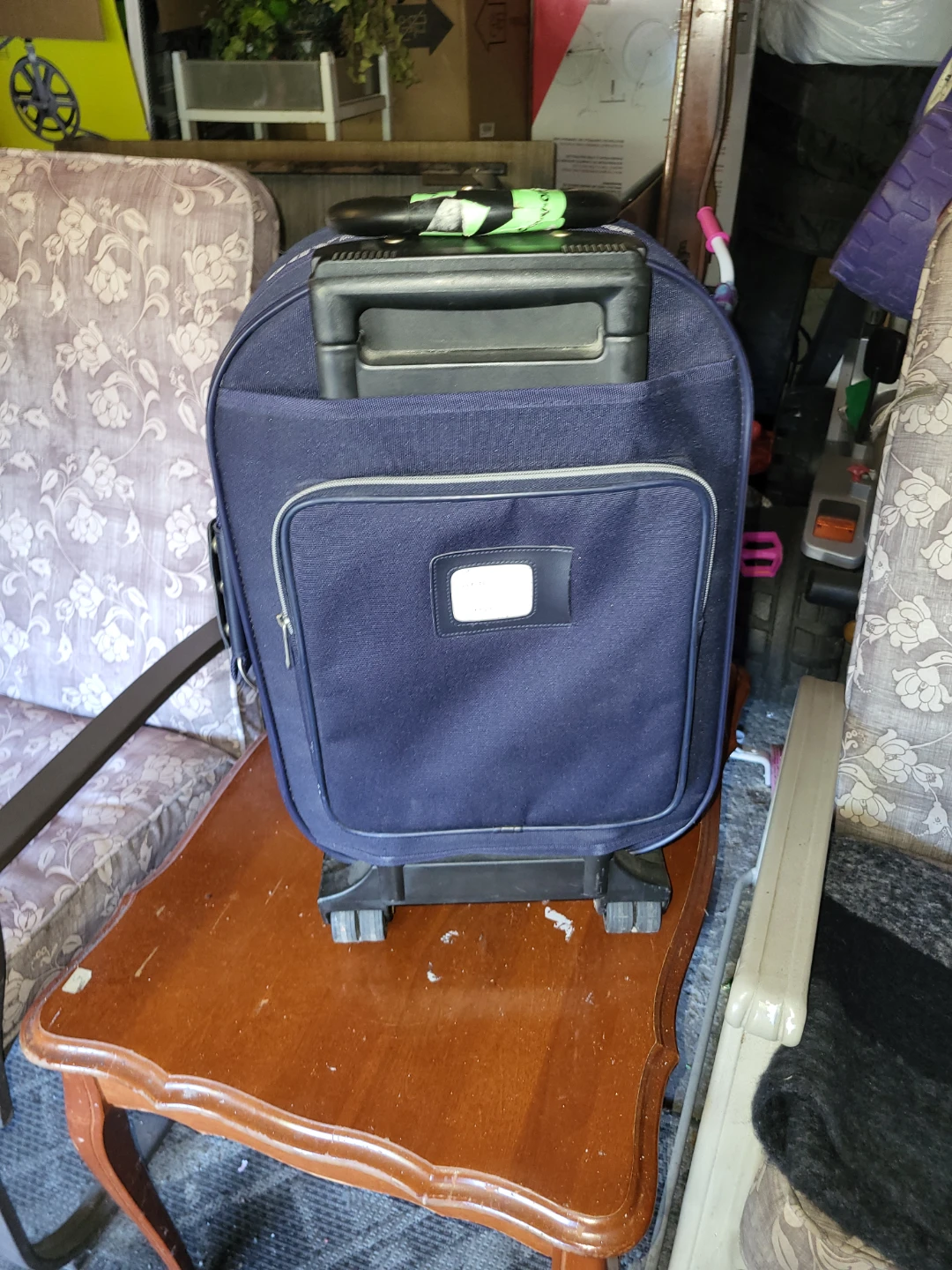 MINADO navy blue rolling suitcase - photo 3