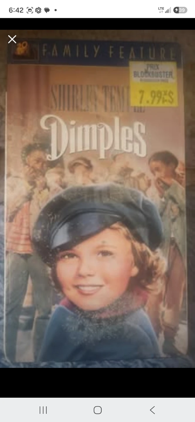 Shirley Temple VHS Movie Collection - 4 Tapes