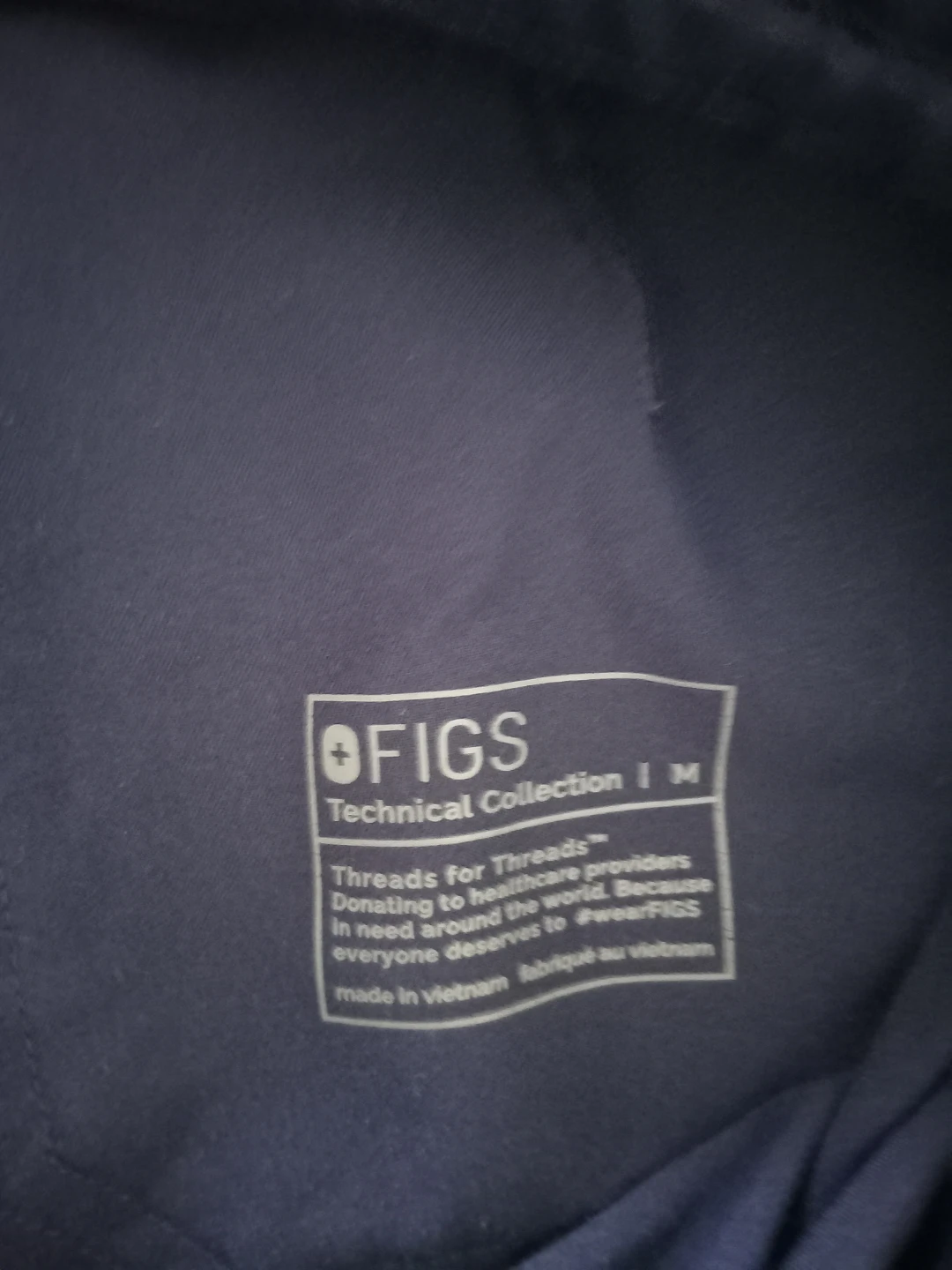 FIGS Technical Collection Scrub Pants - Navy Blue - photo 2