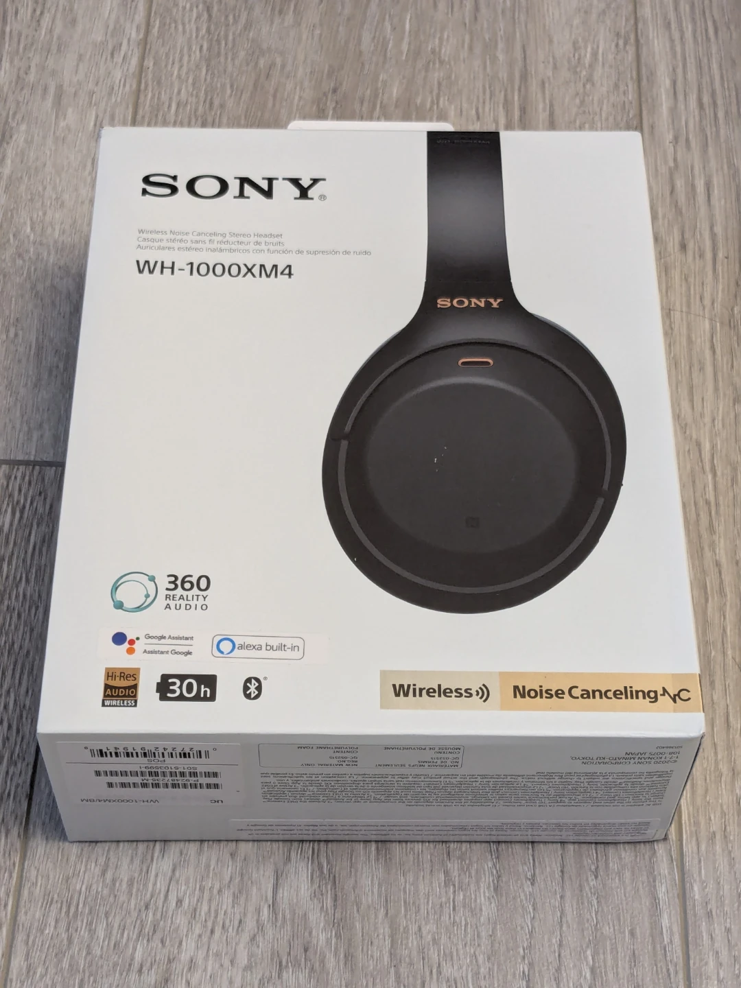 NEW! -- Sony WH-1000XM4 Wireless Noise Cancelling Headphones - photo 2
