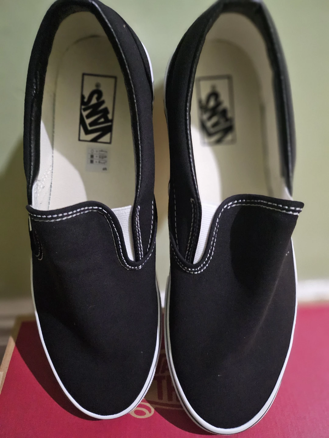 Vans Classic Slip-On Black Canvas Shoes - photo 2