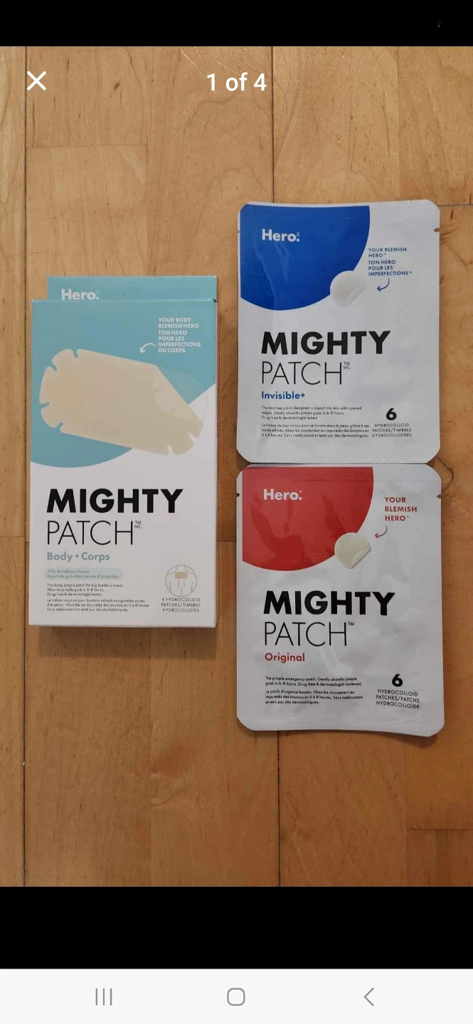 Hero Mighty Patch Original, Invisible+ Pimple, Body Stickers
