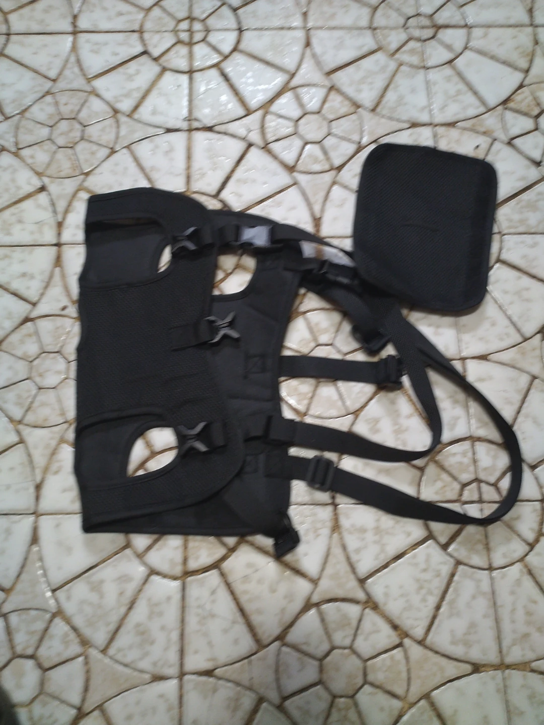 Black Pet Harness with Padding - photo 2
