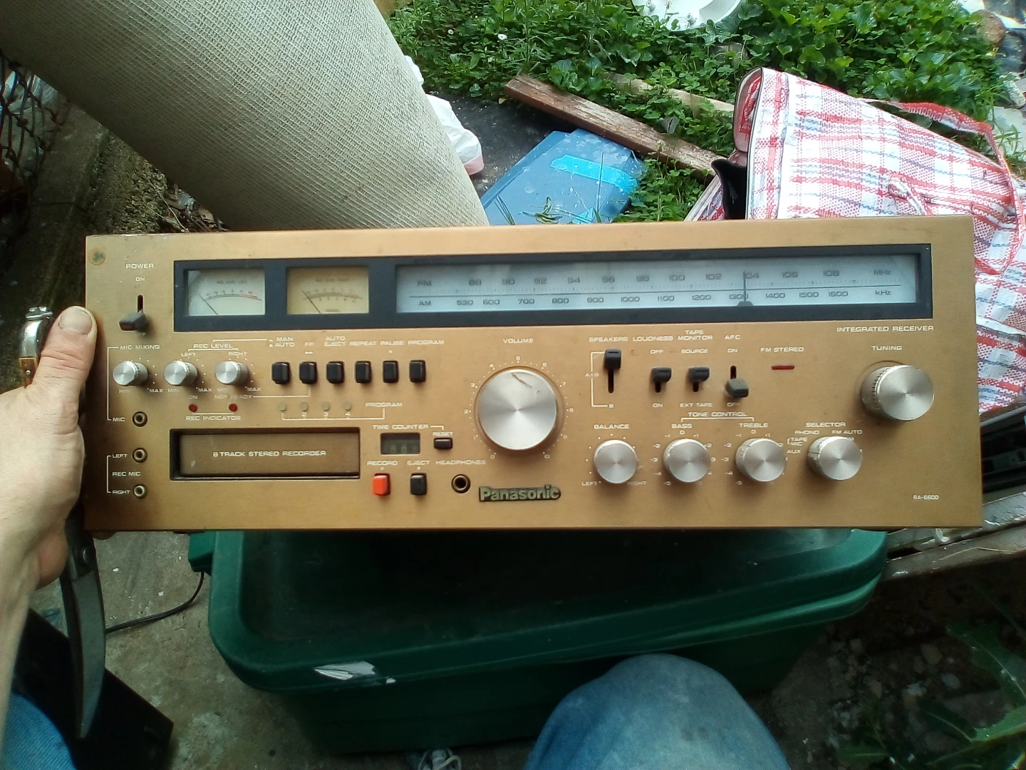 Panasonic RA-6600 Integrated Receiver with 8-Track Recorder - photo 3