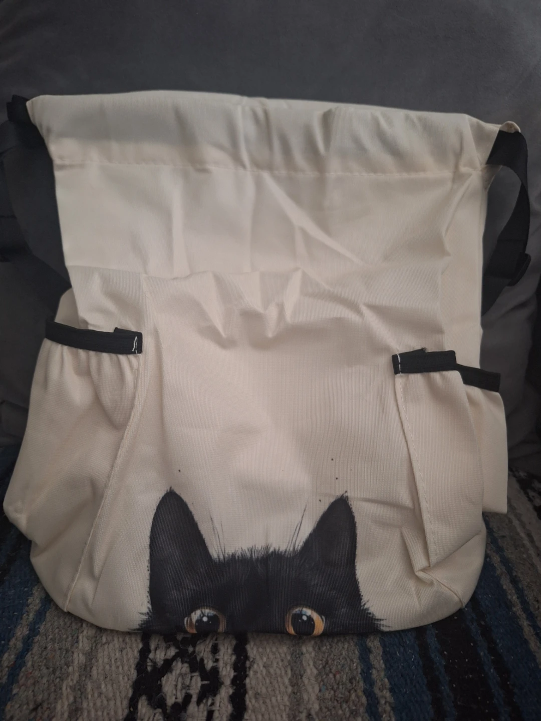 Black Cat Drawstring Bag - photo 3