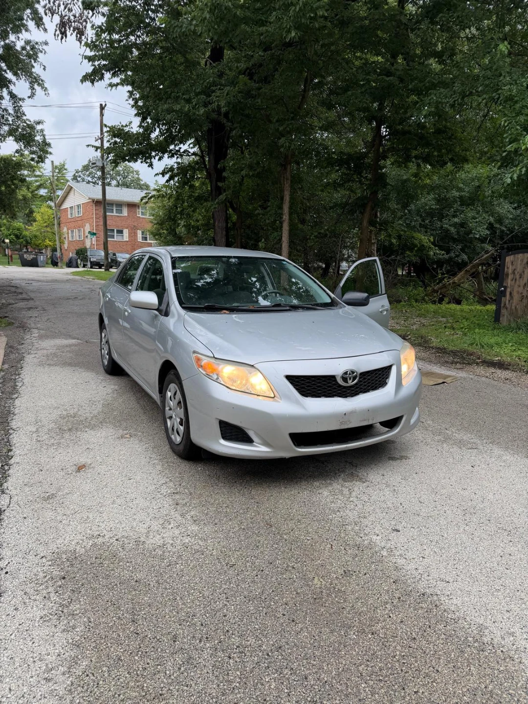 Silver Toyota Corolla Sedan